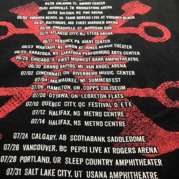 Rush double sided concert tee Clockwork Angels Tour 2013 Med - Picture 8 of 10